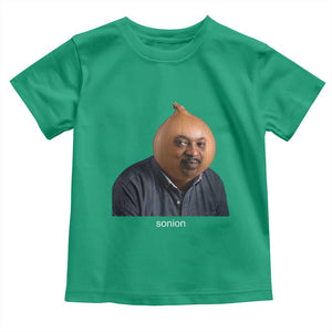 Viral Sonion Surreal Meme Toddler T Shirt Funny Crying Onion Man Aesthetic Joke TS02 Irish Green Print Your Wear