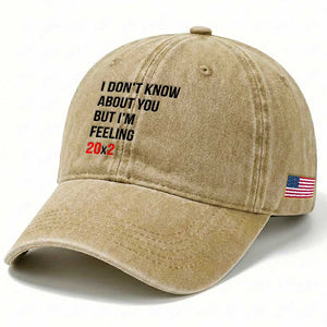 Funny 40th Birthday Pop Culture Lyric Parody Washed Cotton Baseball Cap Im Feeling 20x2 40 Years Old Milestone Bday Gag Gift