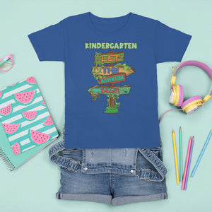 First Day Of Kindergarten T Shirt For Kid Adventure Begin Back To School TS02 Royal Blue Printyourwear