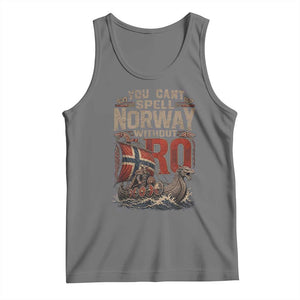 Funny You Cant Spell Norway Without RO Tank Top Vintage Longship Viking Row Spirit Heritage