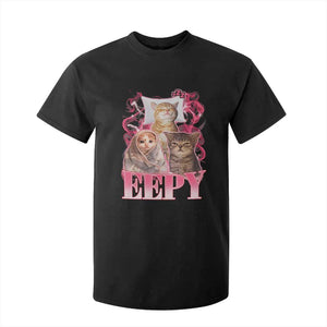 Eepy Sleepy Cats Y2K Bootleg Meme Graphic T Shirt For Kid Funny Internet Culture Humor