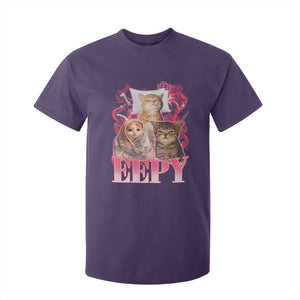 Eepy Sleepy Cats Y2K Bootleg Meme Graphic T Shirt For Kid Funny Internet Culture Humor