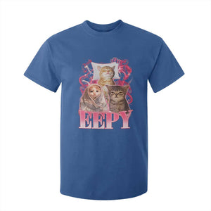 Eepy Sleepy Cats Y2K Bootleg Meme Graphic T Shirt For Kid Funny Internet Culture Humor