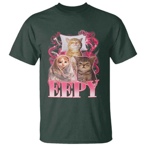 Eepy Sleepy Cats Y2K Bootleg Meme Graphic T Shirt Funny Internet Culture Humor