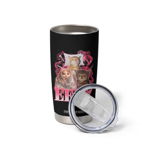 Eepy Sleepy Cats Y2K Bootleg Meme Graphic Tumbler Cup Funny Internet Culture Humor