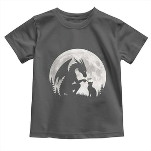 Dragon Boop Cat Full Moon Graphic Toddler T Shirt Cute Fantasy Animal RPG Gamers