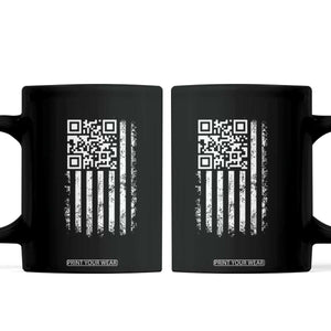 Funny QR Scan Me Trump Dancing Coffee Mug Mr President 45 47 TS02 Black Print Your Wear