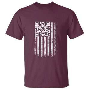 Funny QR Scan Me Trump Dancing T Shirt Mr President 45 47 TS02 Maroon Print Your Wear