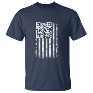 Funny QR Scan Me Trump Dancing T Shirt Mr President 45 47 TS02 Navy Print Your Wear