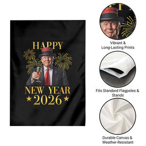 Trump Happy New Year 2026 Garden Flag New America Golden Age TS02 Print Your Wear
