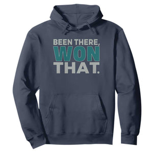 Been There Won That Hoodie Victory for Football Fans TS02 Navy Print Your Wear