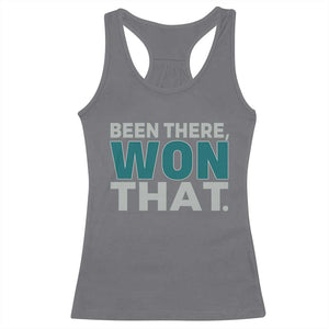 Been There Won That Racerback Tank Top Victory for Football Fans TS02 Charcoal Print Your Wear