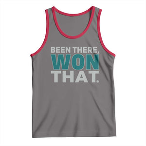 Been There Won That Tank Top Victory for Football Fans TS02 Deep Heather Red Print Your Wear