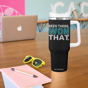 Been There Won That Tumbler With Handle Victory for Football Fans TS02 Print Your Wear
