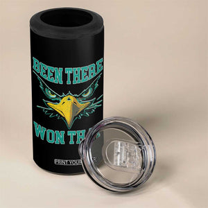 Been There Won That 4 in 1 Can Cooler Tumbler Fierce Eagle Eyes TS02 Print Your Wear