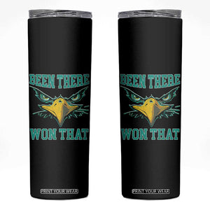 Been There Won That Skinny Tumbler Fierce Eagle Eyes TS02 Black Print Your Wear