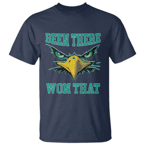 Been There Won That T Shirt Fierce Eagle Eyes TS02 Navy Print Your Wear
