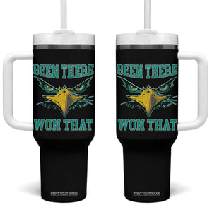 Been There Won That Tumbler With Handle Fierce Eagle Eyes TS02 One Size: 40 oz Black Print Your Wear