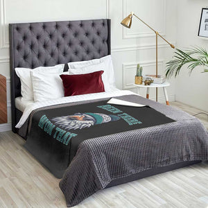 Been There Won That Fierce Eagle Graphic Throw Blanket TS02 Print Your Wear