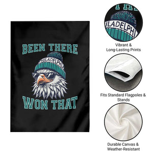 Been There Won That Fierce Eagle Graphic Garden Flag TS02 Print Your Wear