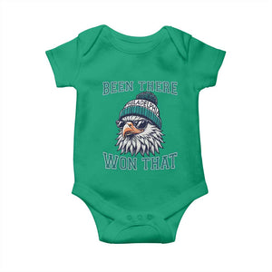 Been There Won That Fierce Eagle Graphic Baby Onesie TS02 Irish Green Print Your Wear