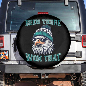 Been There Won That Fierce Eagle Graphic Spare Tire Cover TS02 No hole Black Print Your Wear