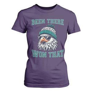 Been There Won That Fierce Eagle Graphic T Shirt For Women TS02 Purple Print Your Wear
