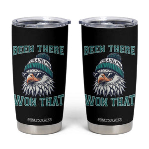 Been There Won That Fierce Eagle Graphic Tumbler Cup TS02 Black Print Your Wear