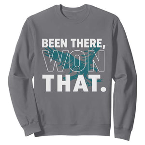 Been There Won That Sweatshirt Game Day Champions Sport Fans TS02 Charcoal Print Your Wear
