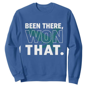 Been There Won That Sweatshirt Game Day Champions Sport Fans TS02 Royal Blue Print Your Wear