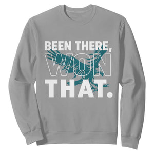 Been There Won That Sweatshirt Game Day Champions Sport Fans TS02 Sport Gray Print Your Wear
