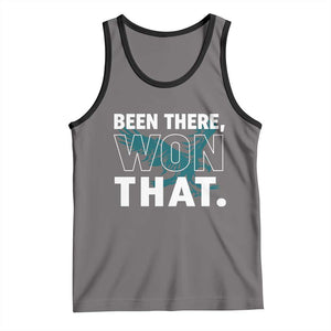 Been There Won That Tank Top Game Day Champions Sport Fans TS02 Deep Heather Black Print Your Wear