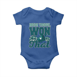 Been There Won That Cheer Spirit Baby Onesie Game Day Champions Sport Fans TS02 Royal Blue Print Your Wear