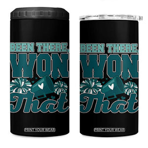 Been There Won That Cheer Spirit 4 in 1 Can Cooler Tumbler Game Day Champions Sport Fans TS02 One Size: 16 oz Black Print Your Wear