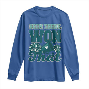 Been There Won That Cheer Spirit Long Sleeve Shirt Game Day Champions Sport Fans TS02 Royal Blue Print Your Wear