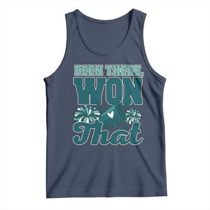 Been There Won That Cheer Spirit Tank Top Game Day Champions Sport Fans TS02 Navy Print Your Wear