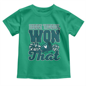 Been There Won That Cheer Spirit Toddler T Shirt Game Day Champions Sport Fans TS02 Irish Green Print Your Wear