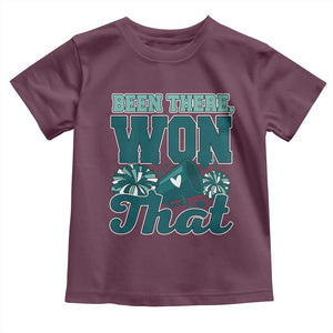 Been There Won That Cheer Spirit Toddler T Shirt Game Day Champions Sport Fans TS02 Maroon Print Your Wear