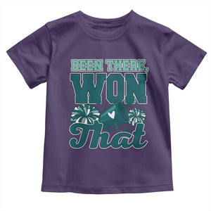 Been There Won That Cheer Spirit Toddler T Shirt Game Day Champions Sport Fans TS02 Purple Print Your Wear