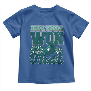 Been There Won That Cheer Spirit Toddler T Shirt Game Day Champions Sport Fans TS02 Royal Blue Print Your Wear