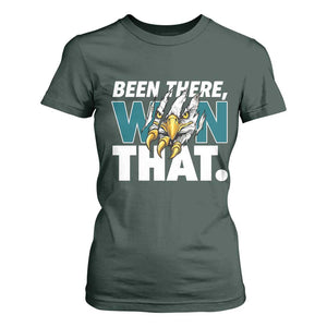 Been There Won That Fierce Eagle T Shirt For Women Game Day Champions Sport Fans TS02 Dark Forest Green Print Your Wear