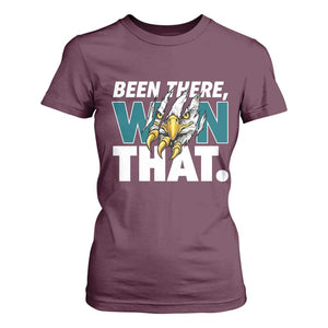 Been There Won That Fierce Eagle T Shirt For Women Game Day Champions Sport Fans TS02 Maroon Print Your Wear