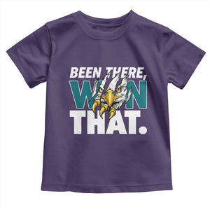 Been There Won That Fierce Eagle Toddler T Shirt Game Day Champions Sport Fans TS02 Purple Print Your Wear
