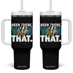 Been There Won That Fierce Eagle Tumbler With Handle Game Day Champions Sport Fans TS02 One Size: 40 oz Black Print Your Wear