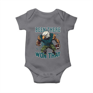 Been There Won That Fierce Football Graphic Baby Onesie Game Day Champions Sport Fans TS02 Charcoal Print Your Wear