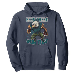 Been There Won That Fierce Football Graphic Hoodie Game Day Champions Sport Fans TS02 Navy Print Your Wear