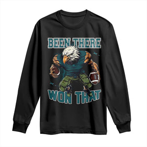 Been There Won That Fierce Football Graphic Long Sleeve Shirt Game Day Champions Sport Fans TS02 Black Print Your Wear