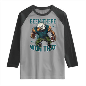 Been There Won That Fierce Football Graphic Raglan Shirt Game Day Champions Sport Fans TS02 Sport Gray Black Print Your Wear