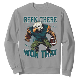 Been There Won That Fierce Football Graphic Sweatshirt Game Day Champions Sport Fans TS02 Sport Gray Print Your Wear