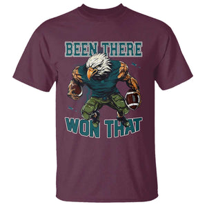 Been There Won That Fierce Football Graphic T Shirt Game Day Champions Sport Fans TS02 Maroon Print Your Wear